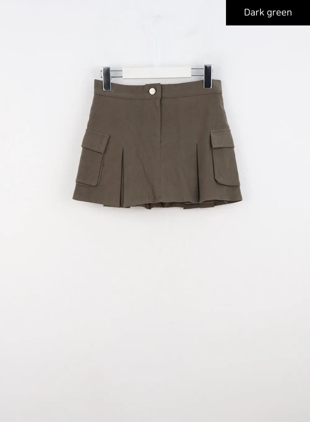 Pocket Pleated Mini Skirt CN317