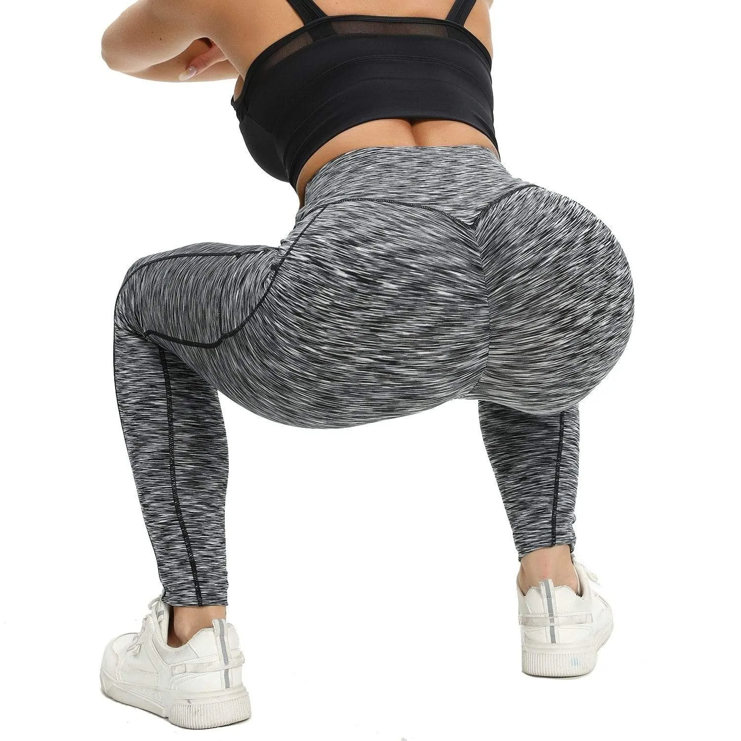 3/4 Yoga Pants women Calf-length Pants Capri Pant Sport leggings Women Fitness Yoga Gym High Waist Leggins Black Drop Shipping