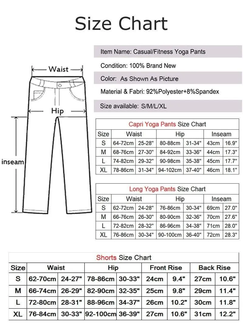 3/4 Yoga Pants women Calf-length Pants Capri Pant Sport leggings Women Fitness Yoga Gym High Waist Leggins Black Drop Shipping