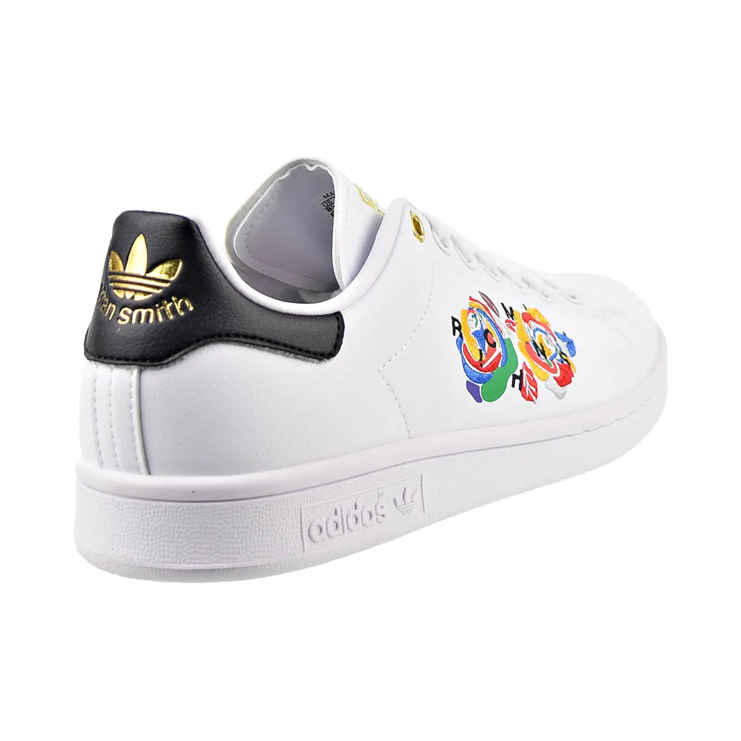 Adidas Rich Mnisi Stan Smith Women's Shoes Cloud White-Gold Metallic