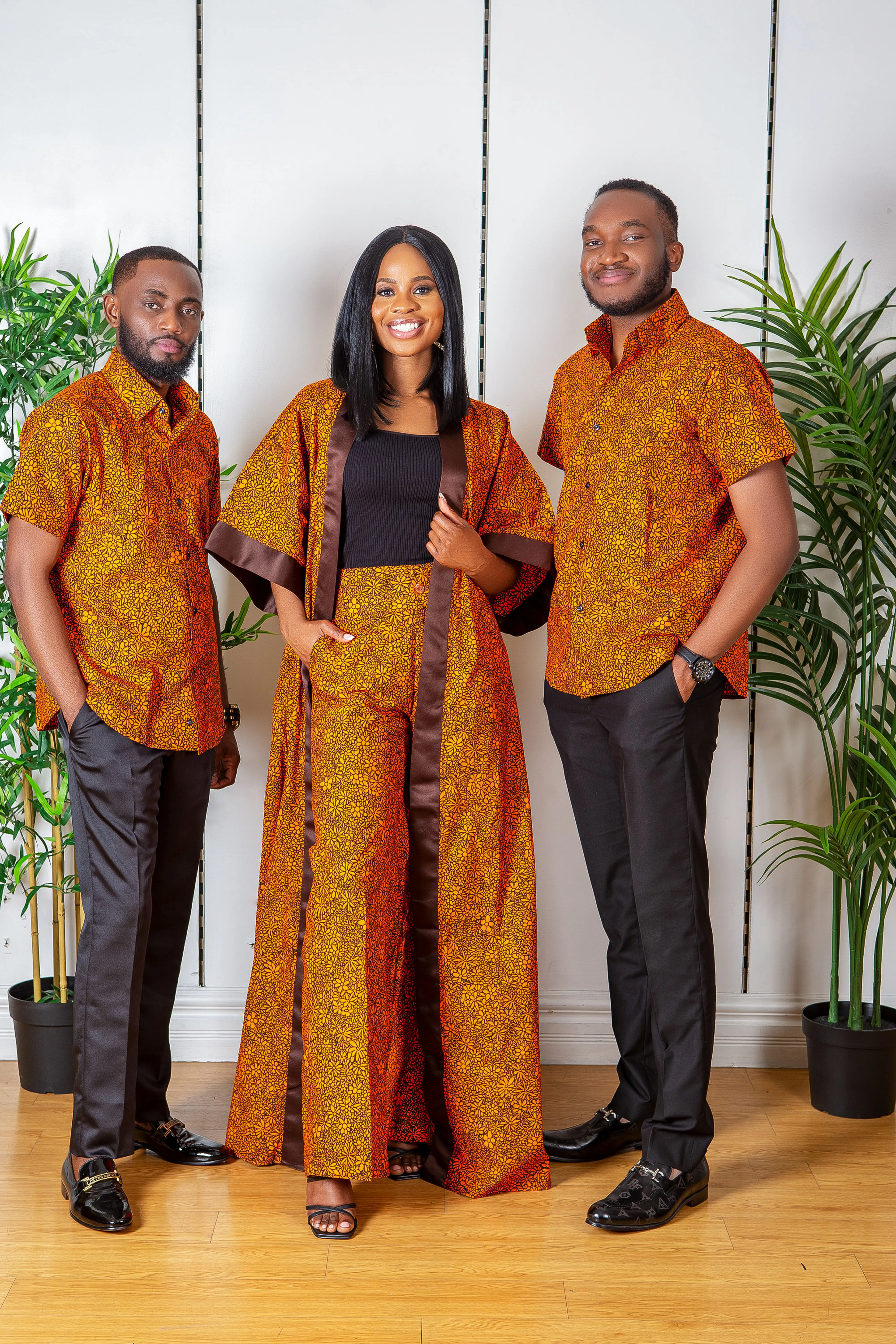 AFRICAN PRINT BELABO SHORT SLEEVE SHIRT