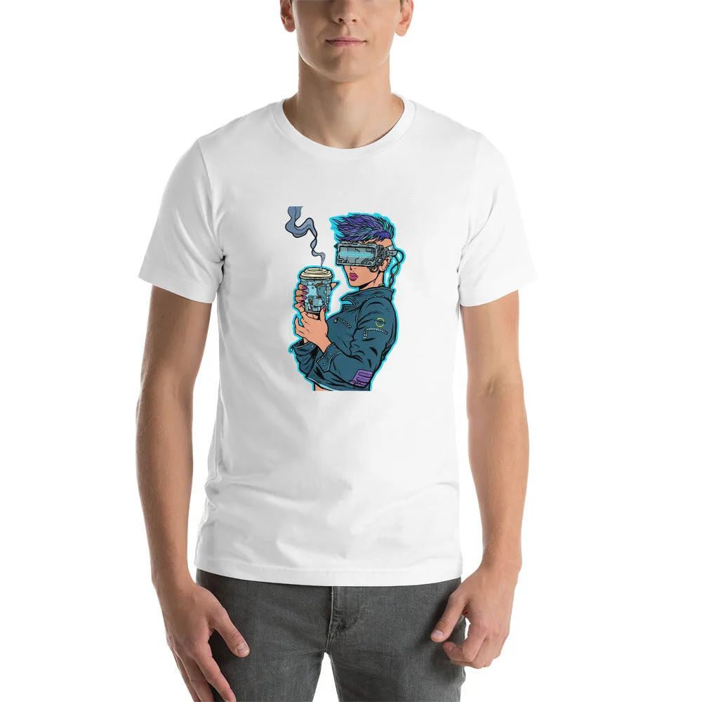 Cyber Coffee Girl T-shirt