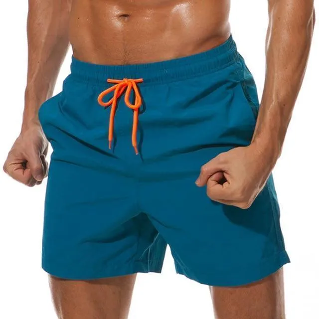 Luminous Beach Shorts With Drawstring