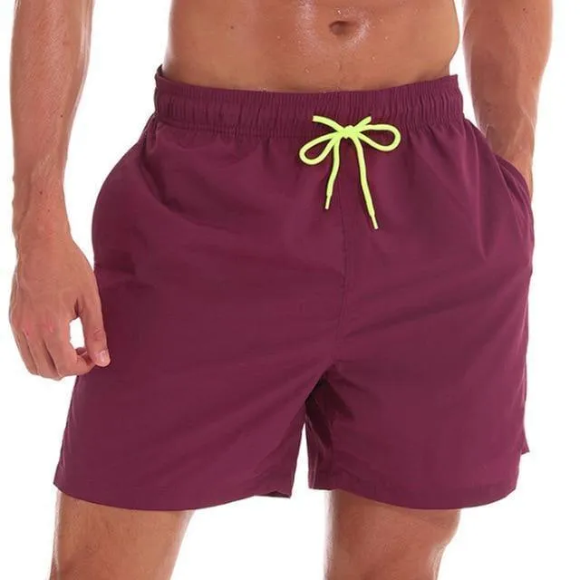 Luminous Beach Shorts With Drawstring