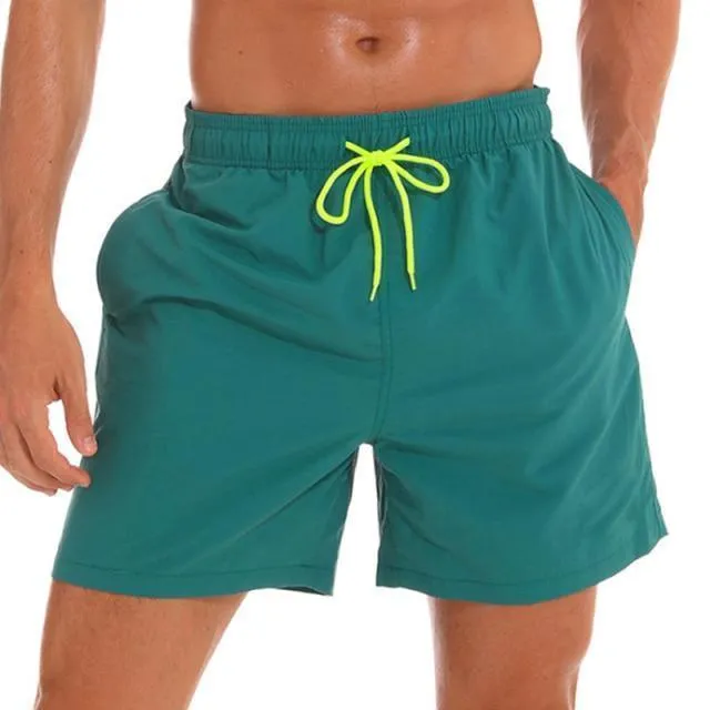 Luminous Beach Shorts With Drawstring