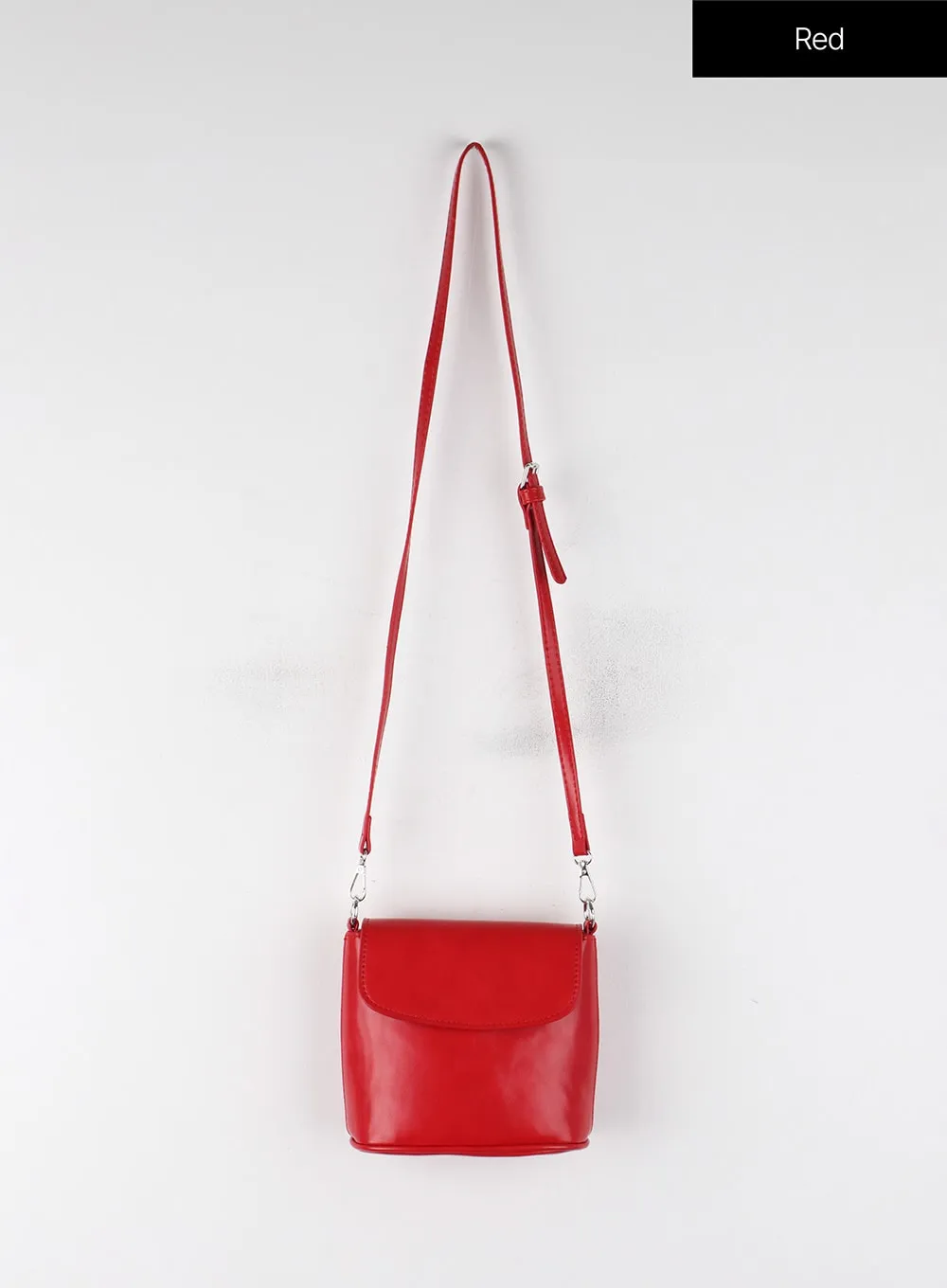 Faux Leather Crossbody Bag OJ405