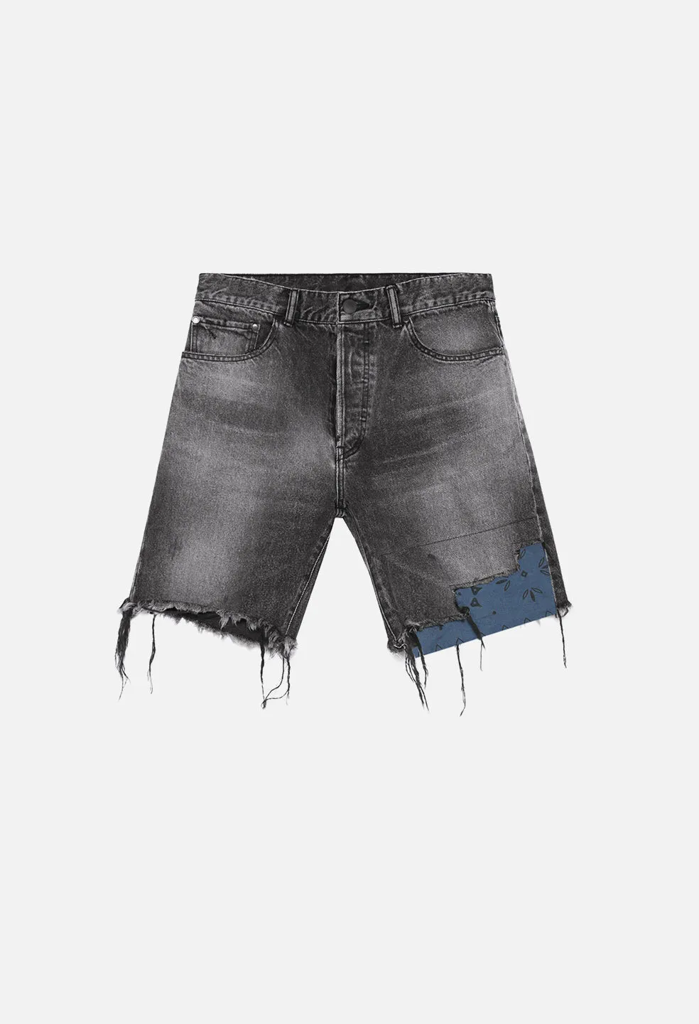 Bozeman Denim Shorts / Indigo Paisley