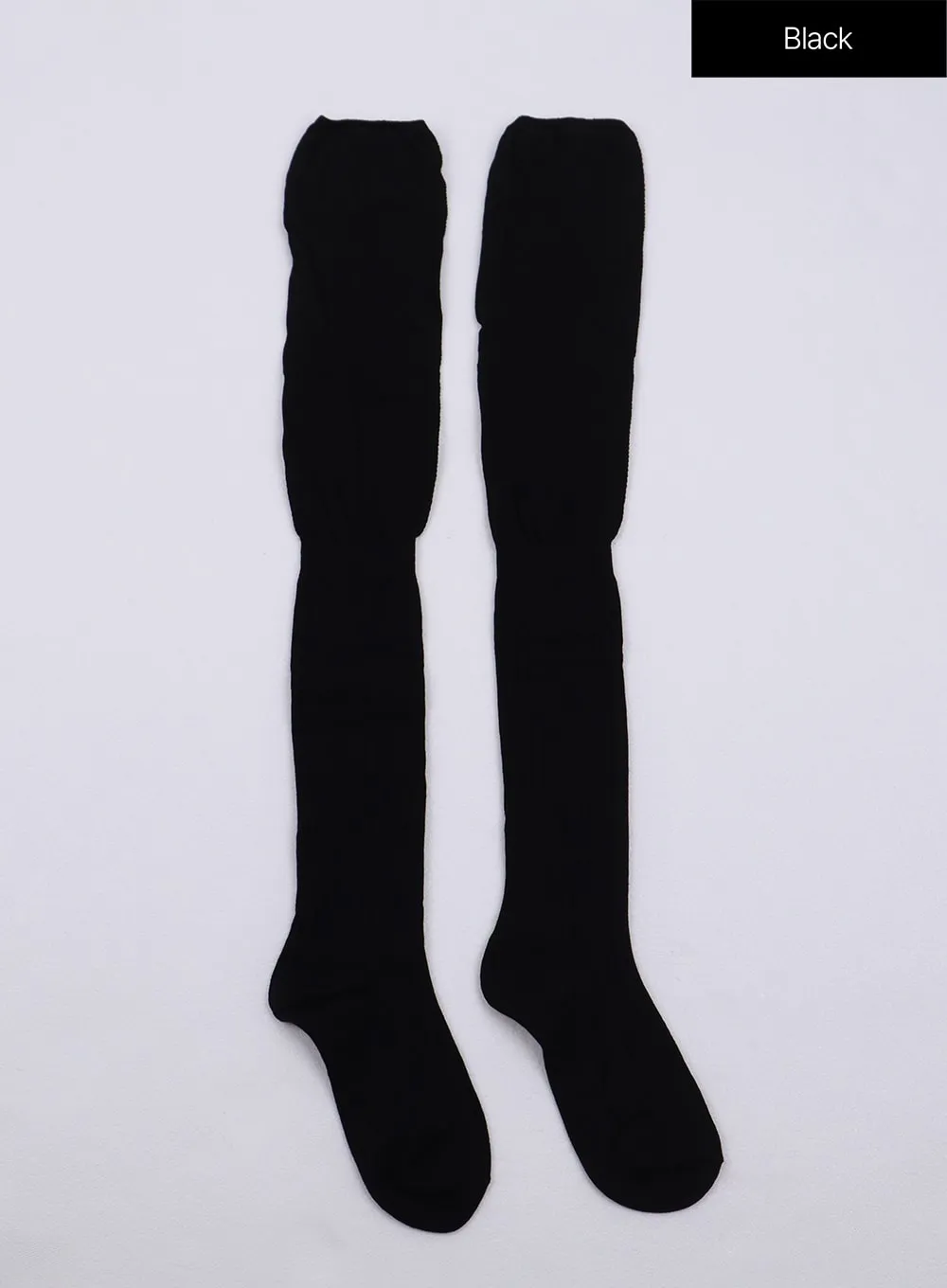 Over-the-Knee Solid Socks CJ425