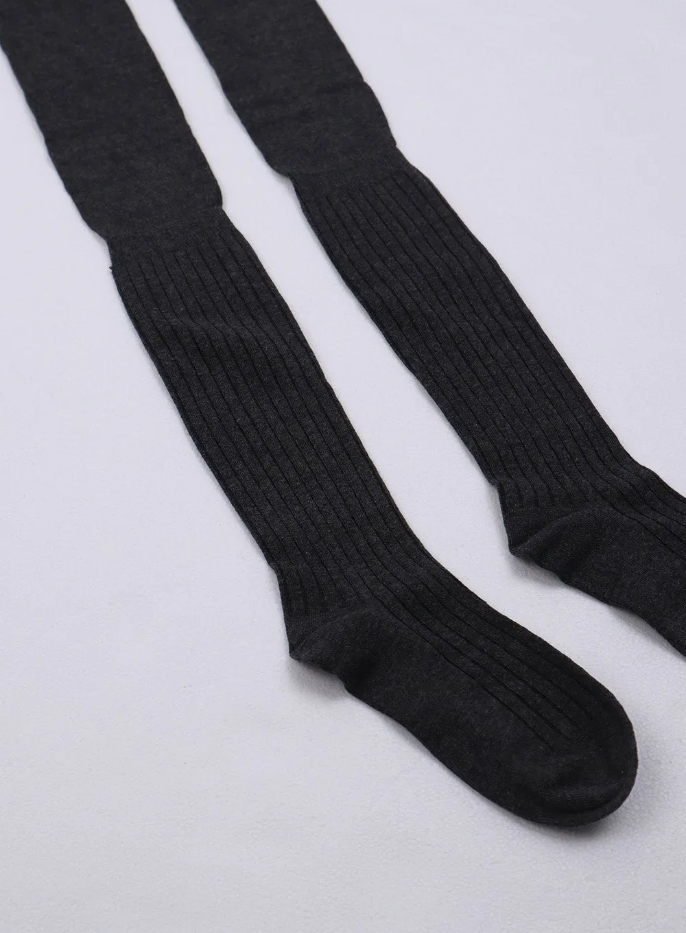 Over-the-Knee Solid Socks CJ425