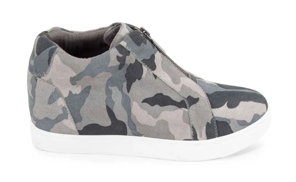 BLONDO Glenda Women | Grey Suede Camo (B3501)