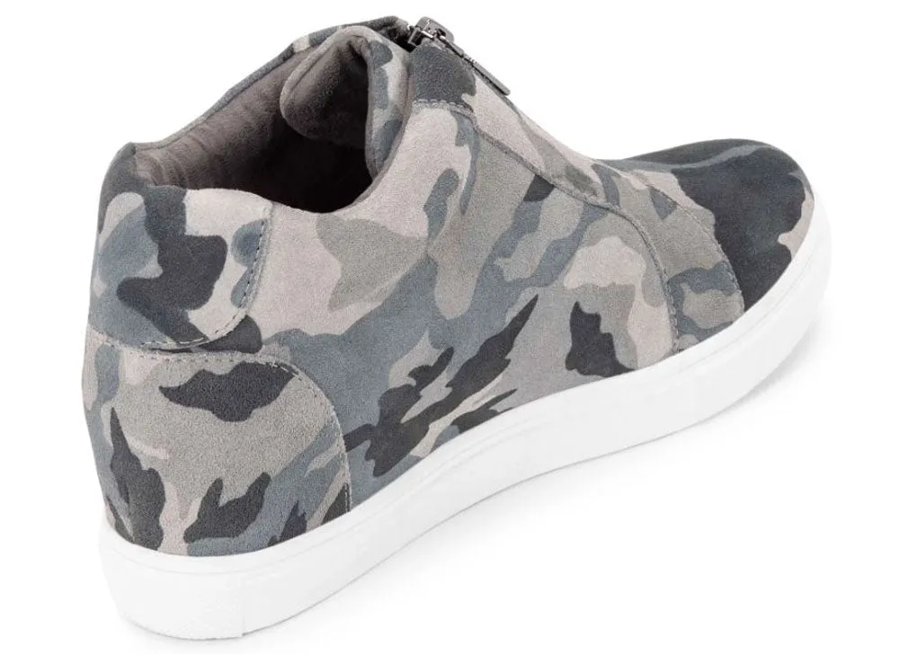 BLONDO Glenda Women | Grey Suede Camo (B3501)