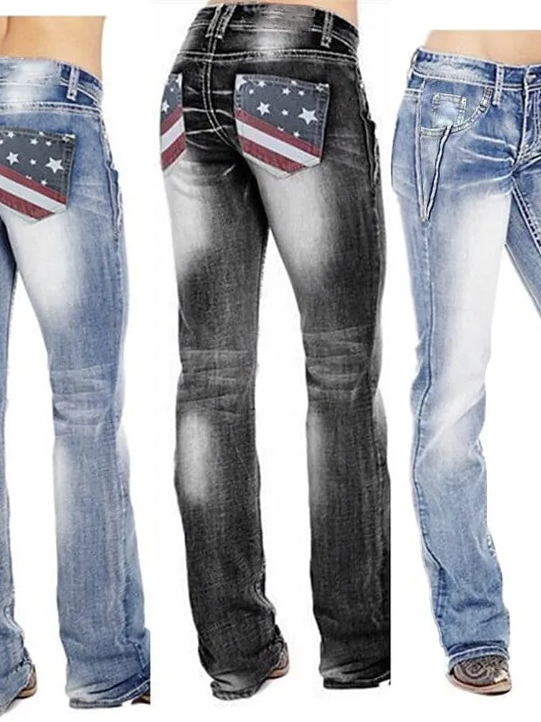 Versatile High-Waisted Distressed Denim Jeans for Women