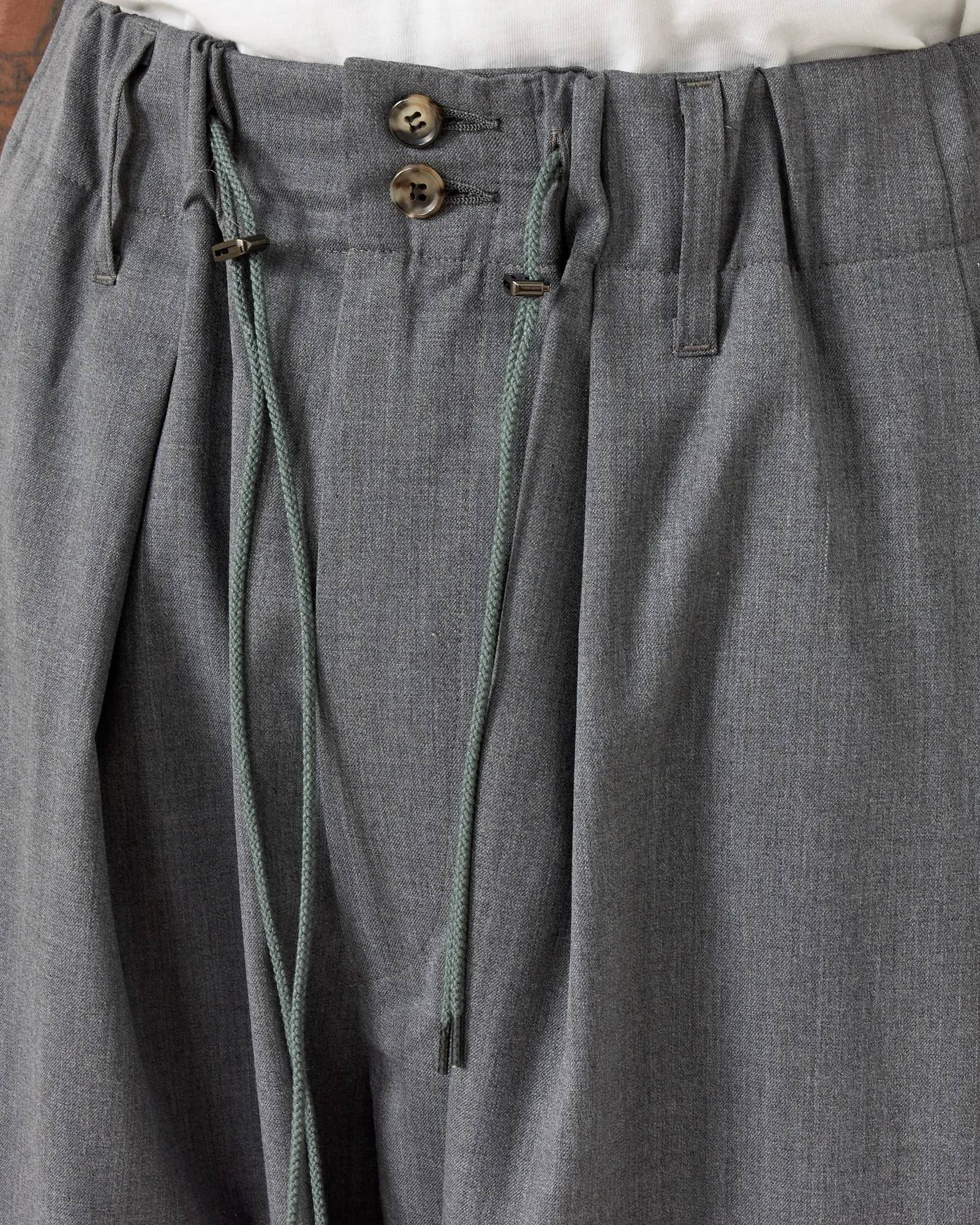 Essential Circular Pants in Light Grey