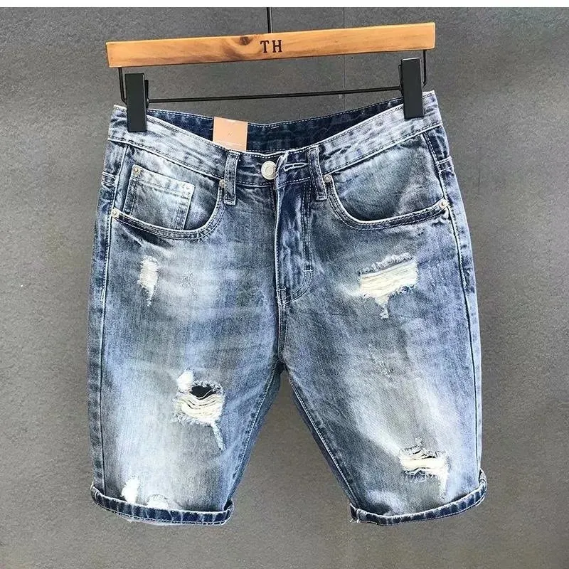 Cargo Denim Shorts