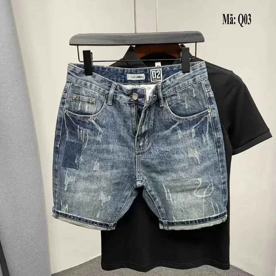 Cargo Denim Shorts