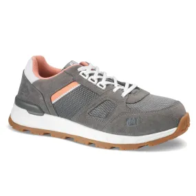 CAT Woodward Women's Steel Toe Work Sneaker - Leather Grey