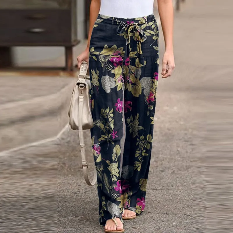 Loose Fit Vintage Wide Leg Pants