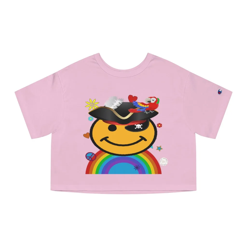 Happy Pirate Cropped T-Shirt