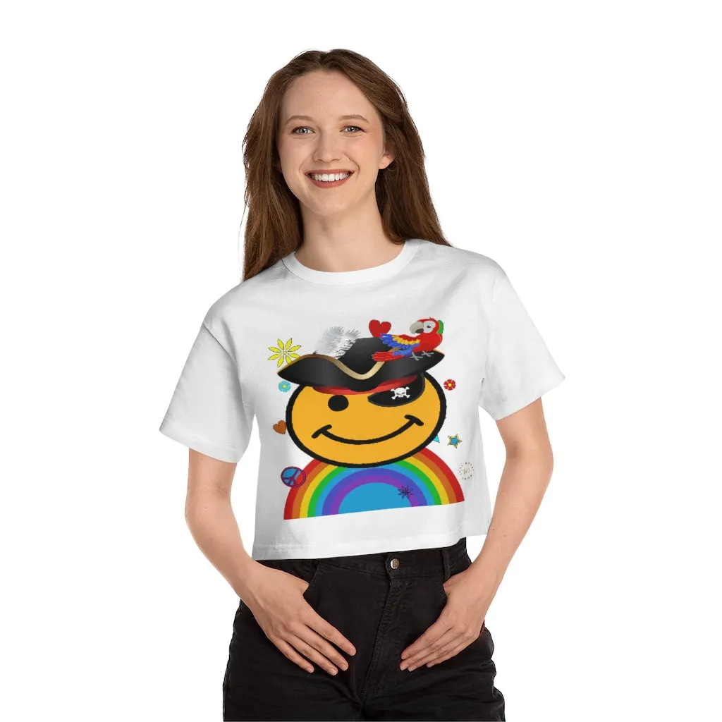 Happy Pirate Cropped T-Shirt