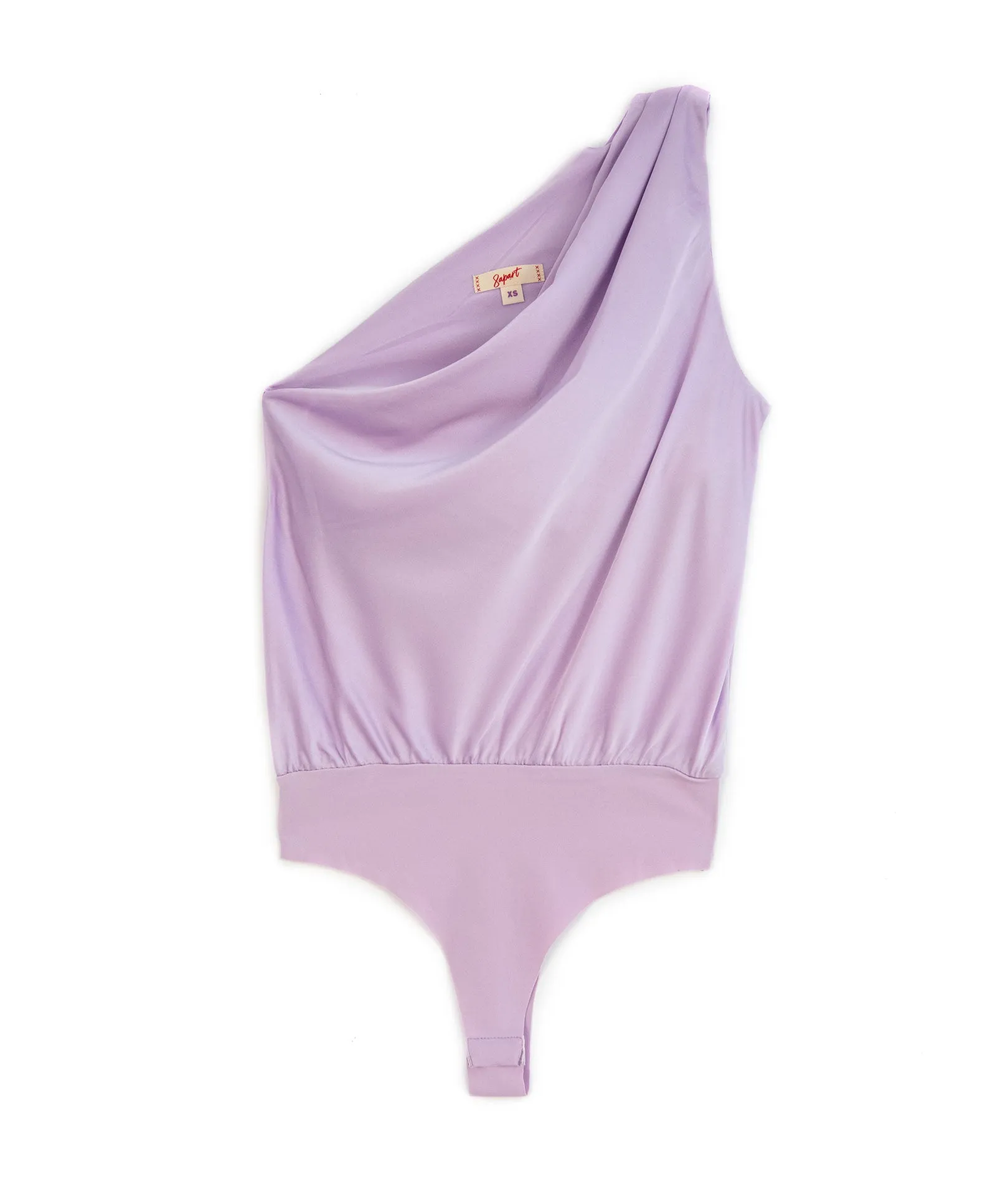 8apart Women Lilac Dolly One Shoulder Bodysuit