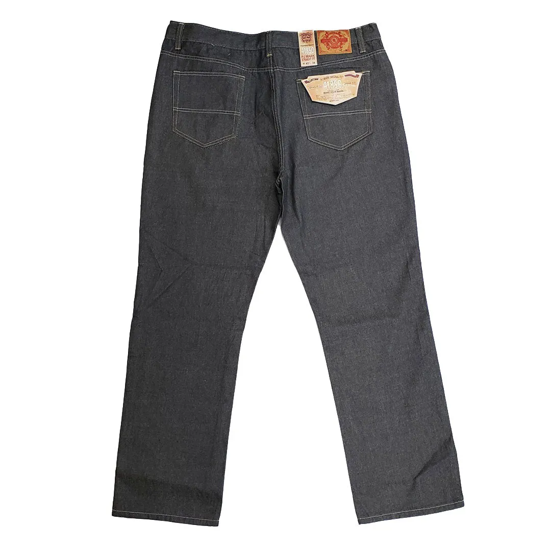 Denim Straight Fit Jeans - Grey