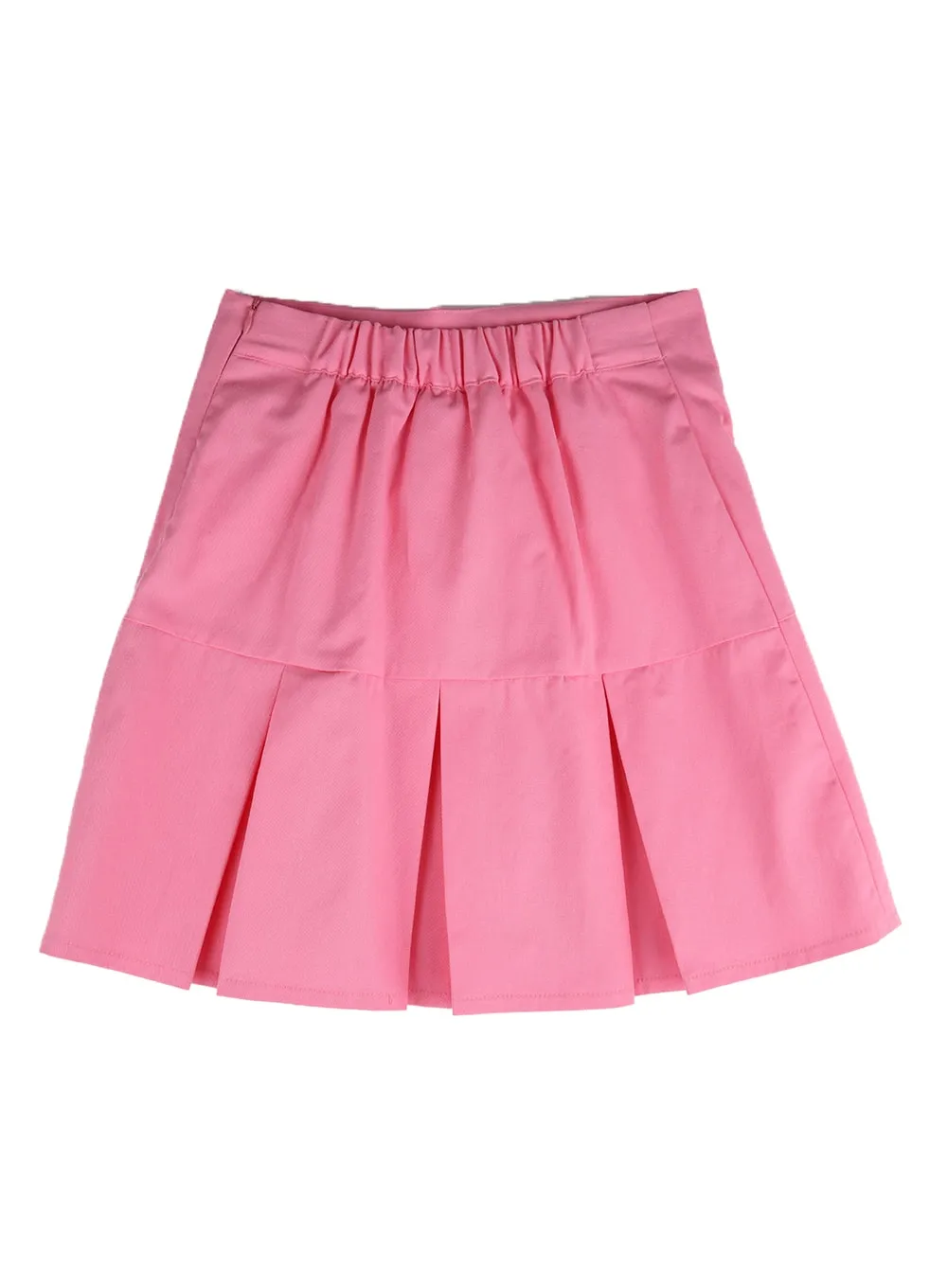 Basic Cotton Pleated Mini Skirt IM406