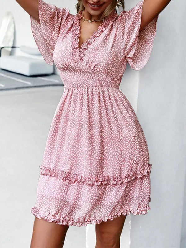 Floral Women Mini Day Dress