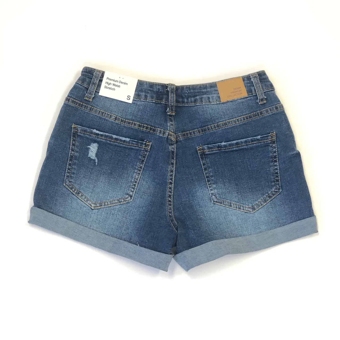 Women Mid-Rise Denim Shorts