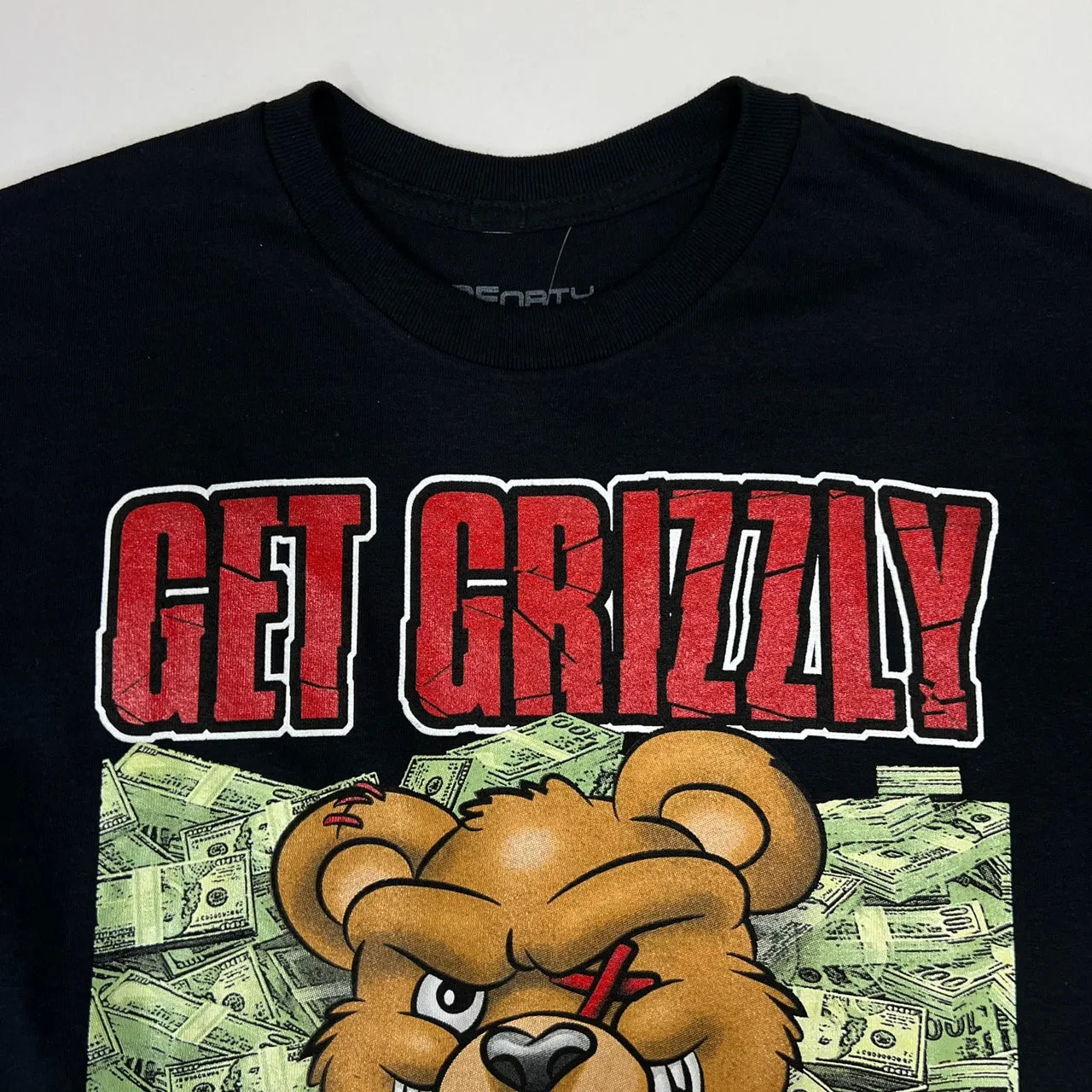 3FORTY Get Grizzly Money Print T-Shirt