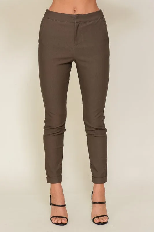 High Waisted Stretchy Work Pants Leggings