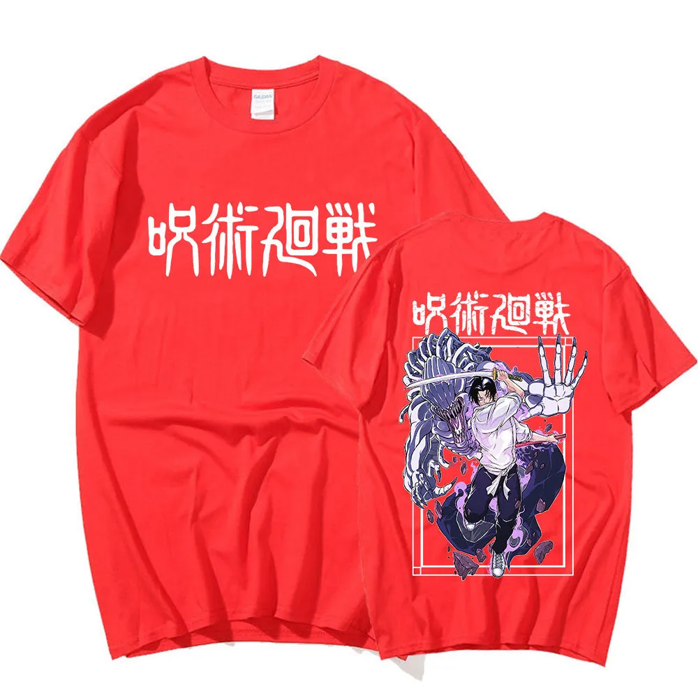 Yuta Okkotsu Graphic Anime Jujutsu Kaisen T-shirt T-shirts Short Sleeves Oversized Streetwear