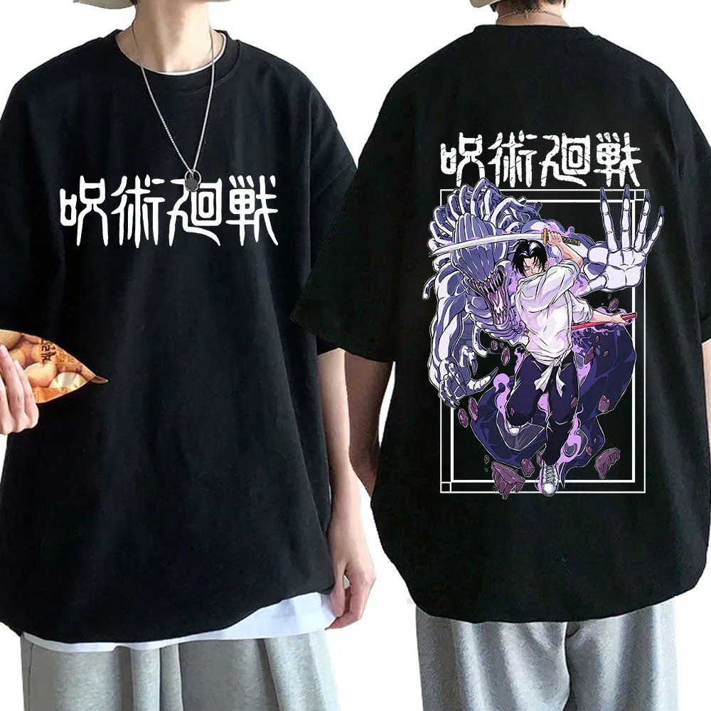 Yuta Okkotsu Graphic Anime Jujutsu Kaisen T-shirt T-shirts Short Sleeves Oversized Streetwear