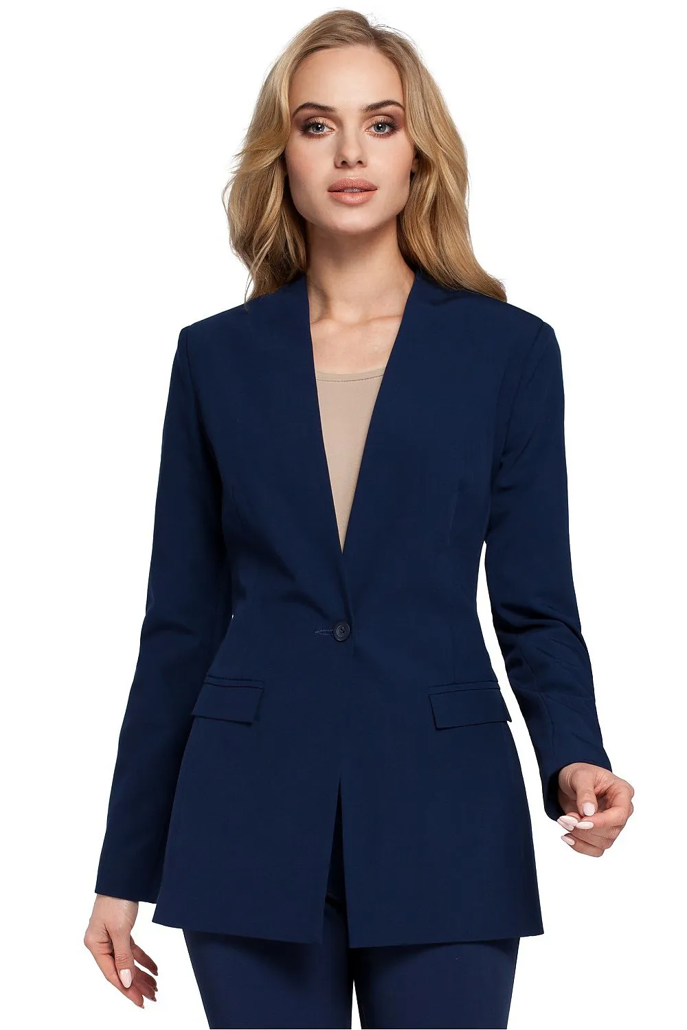 Moe Blazer in Navy Blue