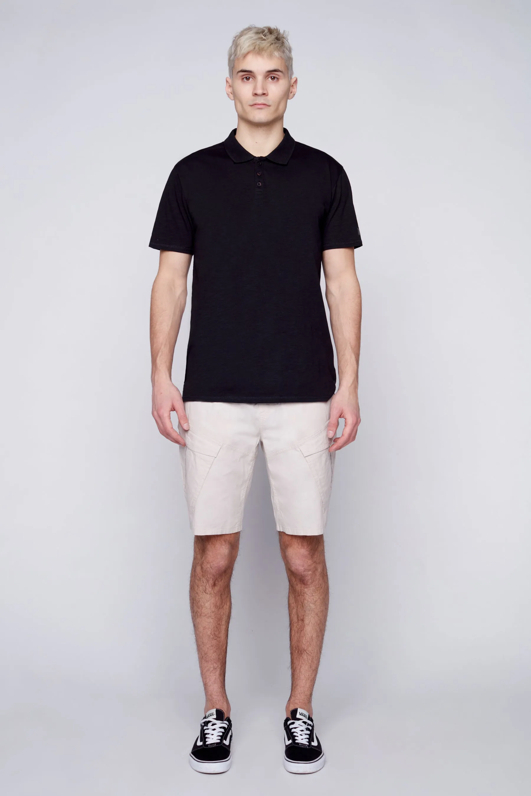 KRAVITZ - Mens Shorts With bellowed Cargo pockets - Sand