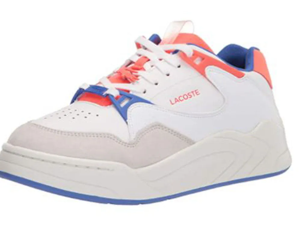 LACOSTE Court Slam 07213 SFA Women | White/Blue (7-41SFA0061080)