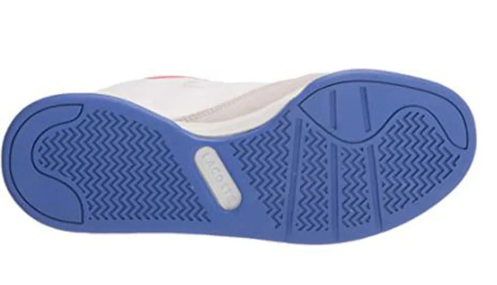 LACOSTE Court Slam 07213 SFA Women | White/Blue (7-41SFA0061080)