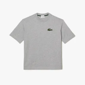 LACOSTE Unisex Loose Fit Large Crocodile Organic Cotton T-Shirt