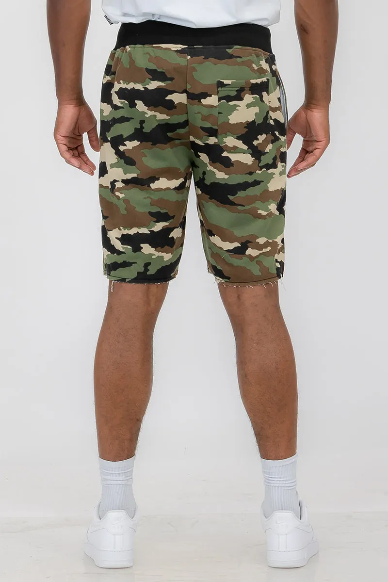 Raw Cut Cotton Shorts