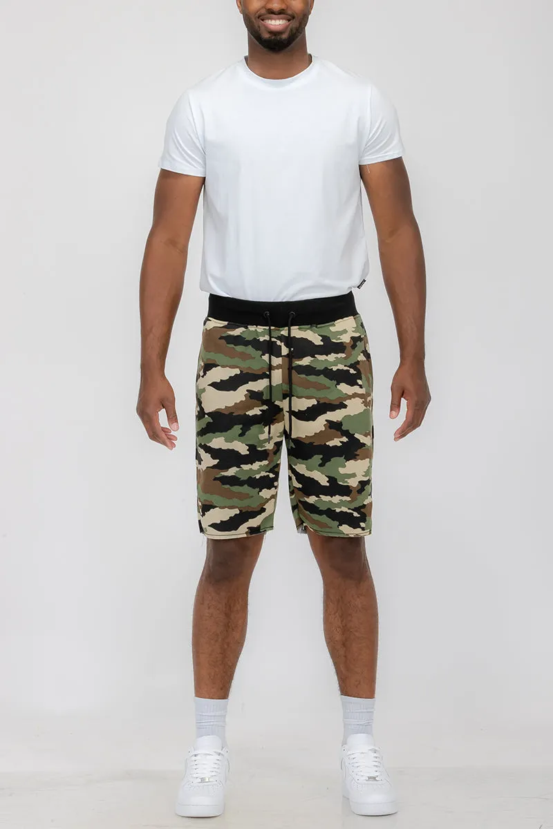 Raw Cut Cotton Shorts