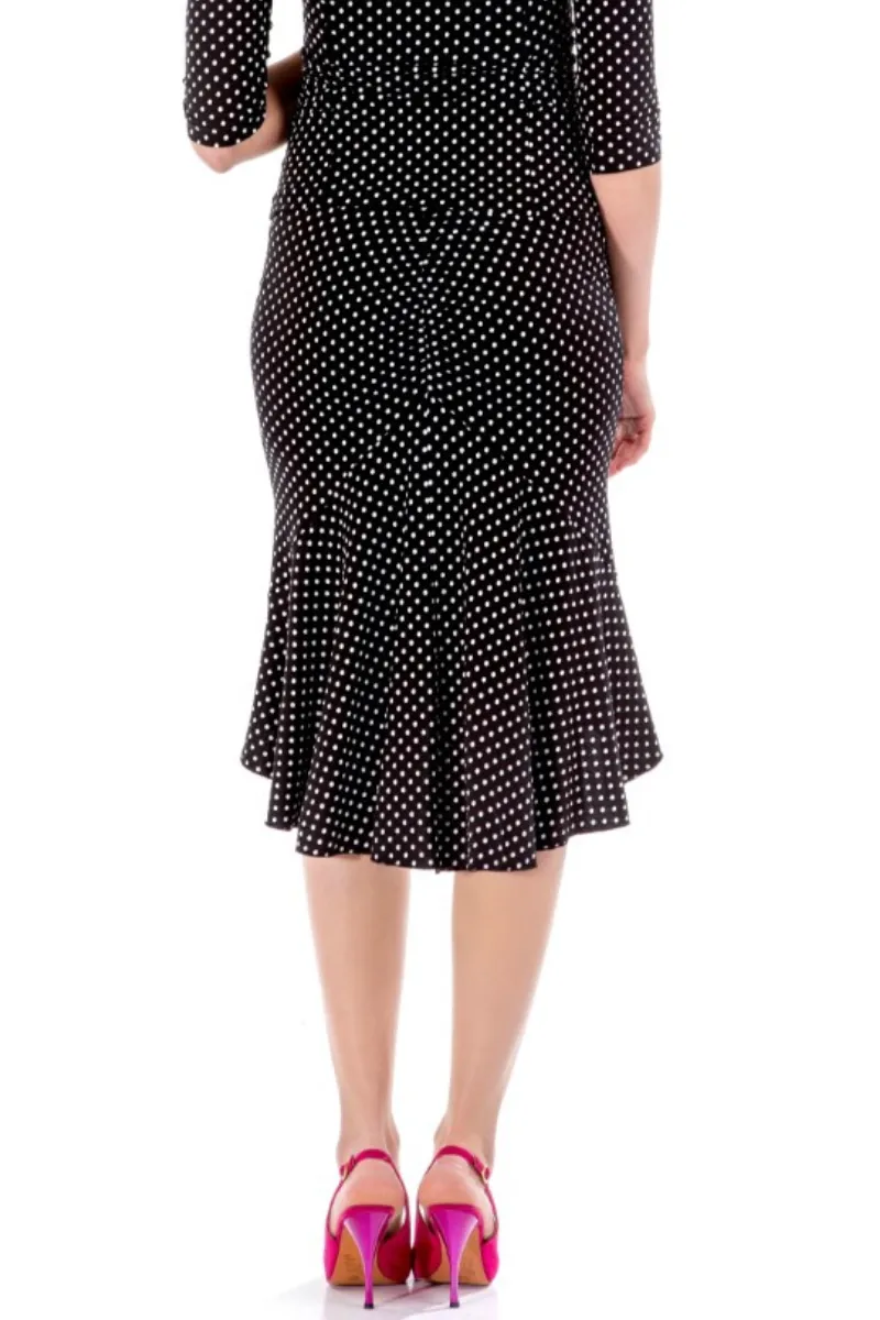 Polka Dot Mermaid Tango Skirt