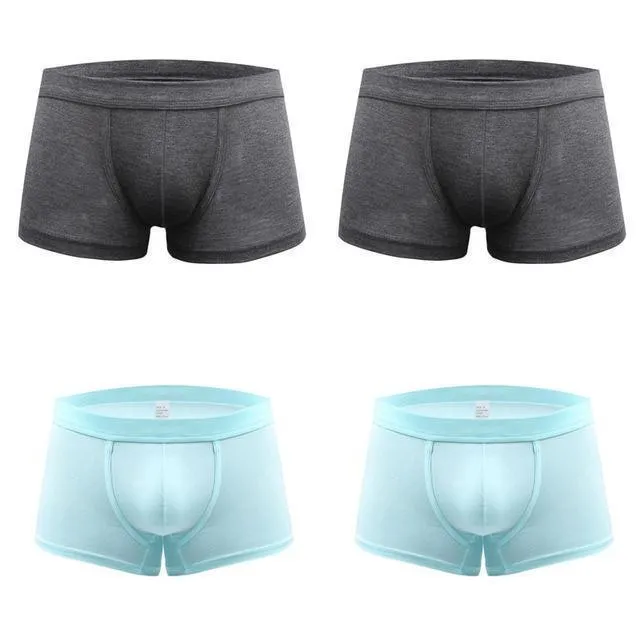 Men Boxer Shorts - 4 Pcs/Set