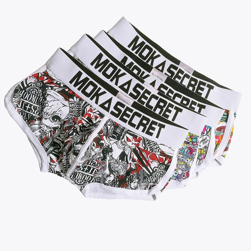 Men Underwear Boxer Cotton Underpants Causes Boxers Panties