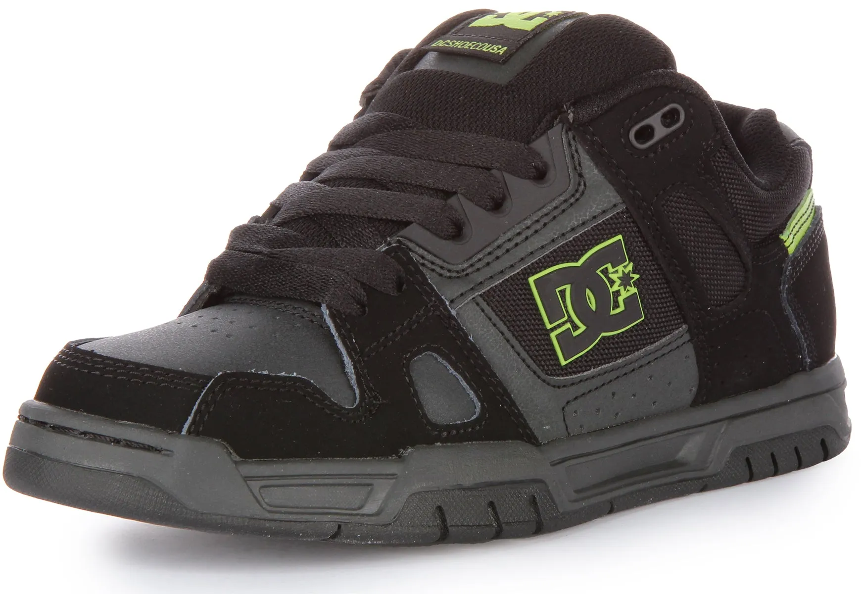 Dc Shoes Stag In Black Green For Men