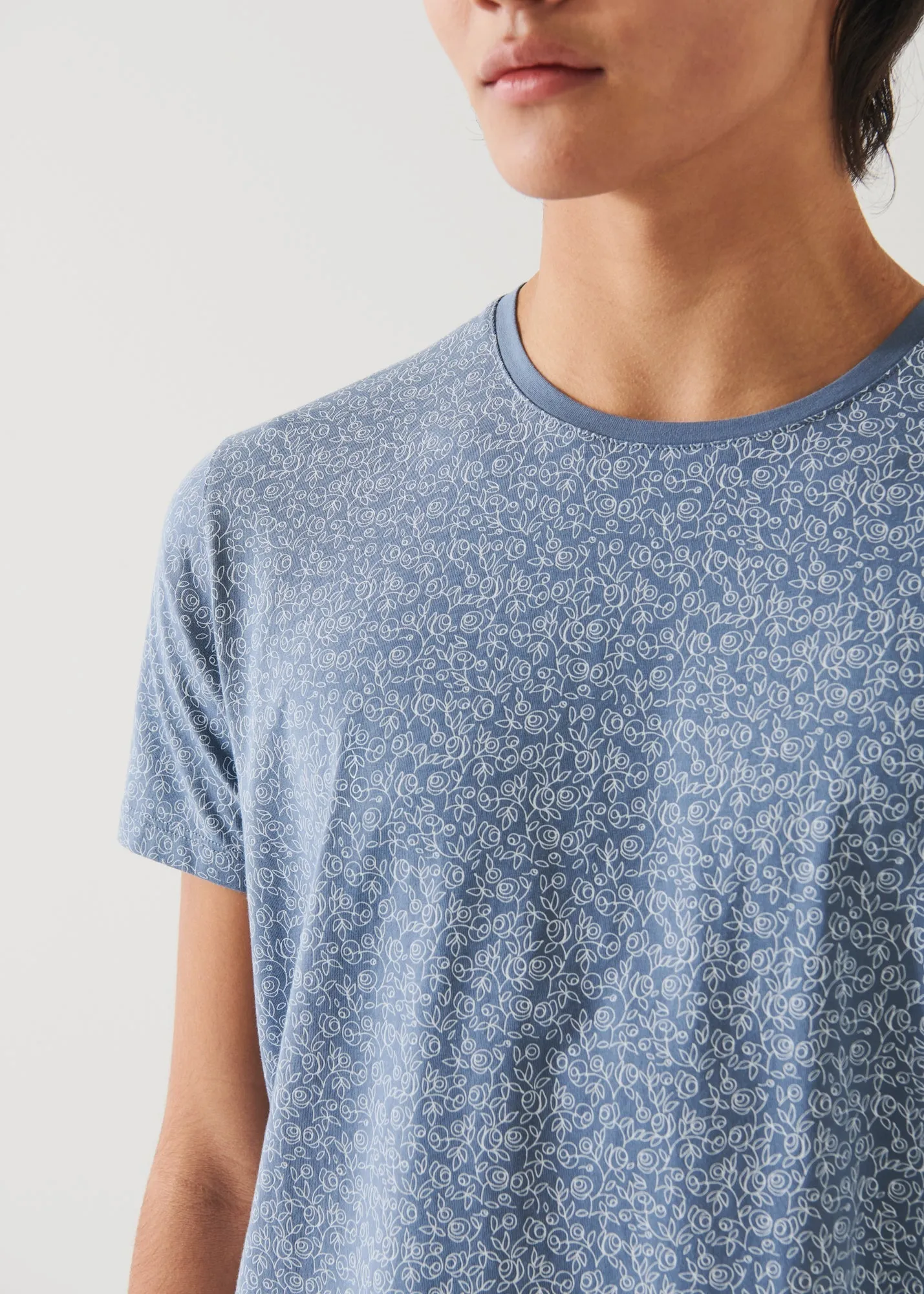 PIMA COTTON STRETCH PRINTED T-SHIRT