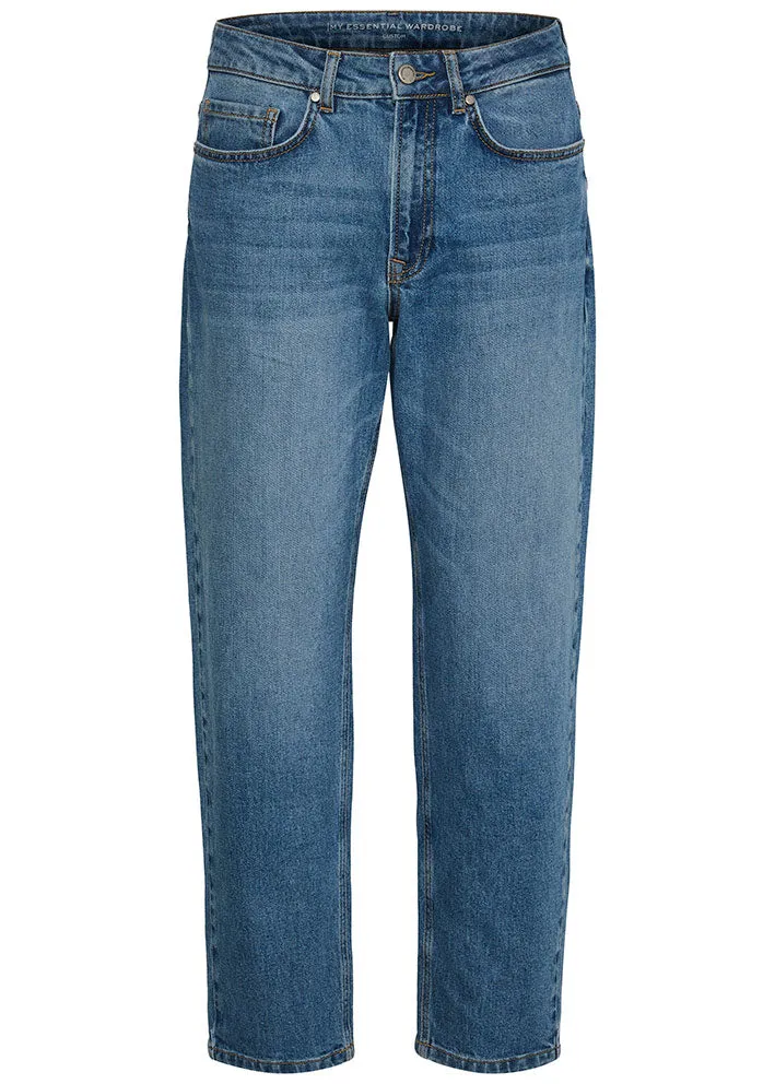 My Essential Wardrobe The Mommy Jeans - Medium Blue Retro Wash