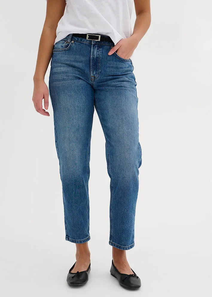 My Essential Wardrobe The Mommy Jeans - Medium Blue Retro Wash