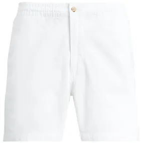 Polo Golf Classic Fit Cotton Knit Prepster Shorts White - SU24