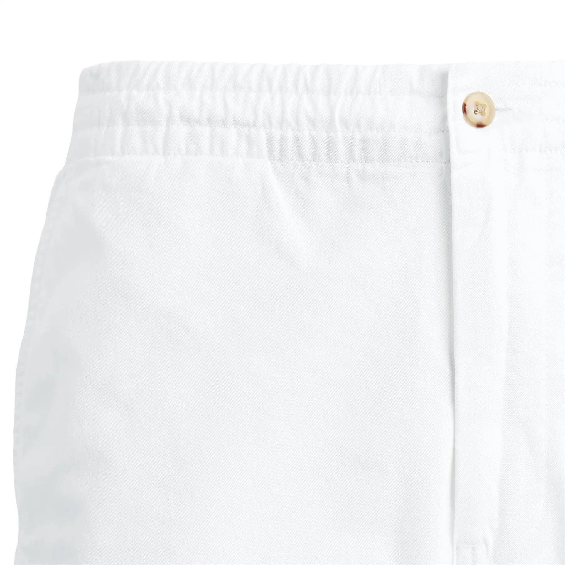 Polo Golf Classic Fit Cotton Knit Prepster Shorts White - SU24