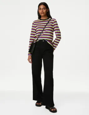 Pure Cotton Striped Everyday Fit Top