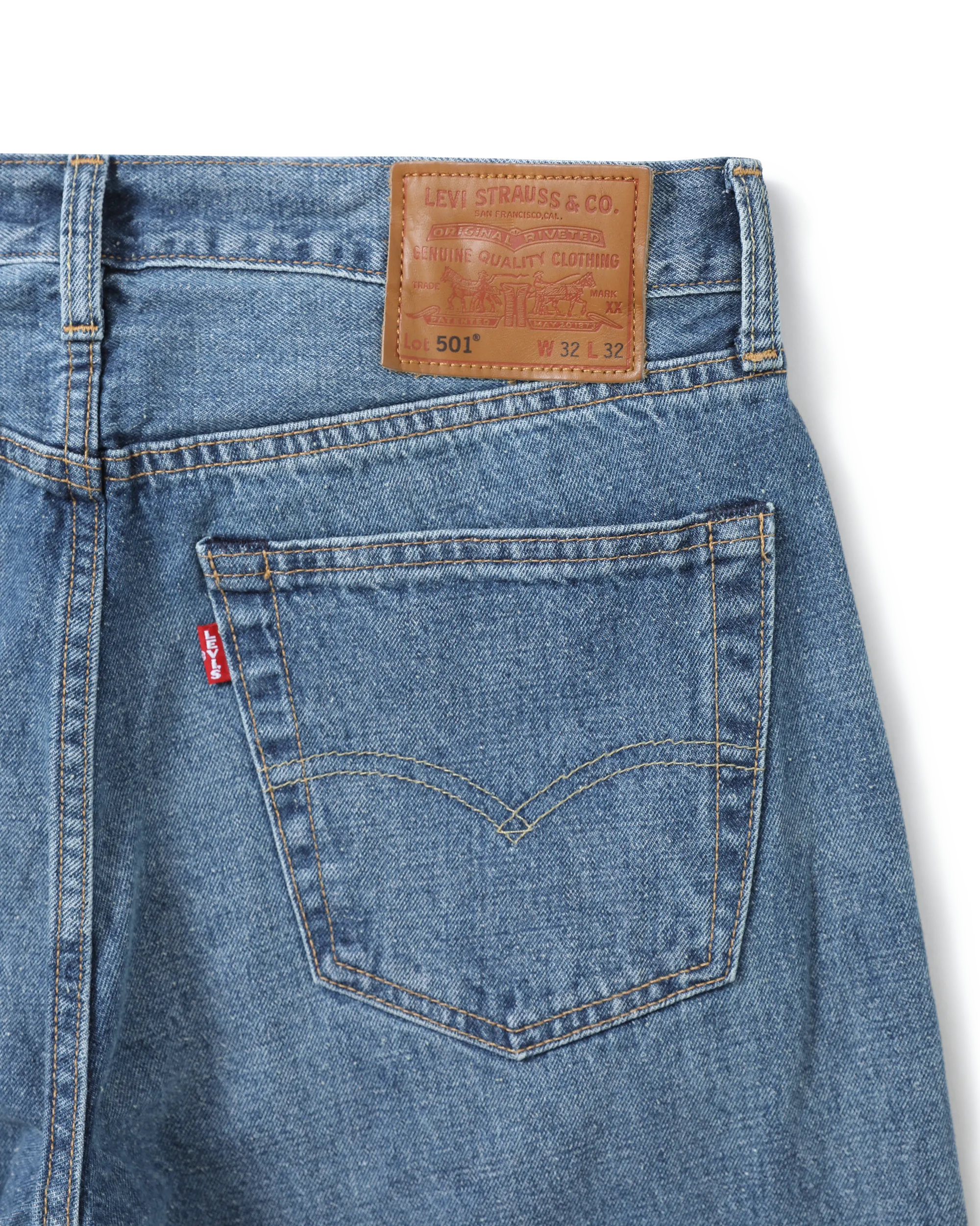 RED TAB / 501 ORIGINAL SELVEDGE JEANS (MEN)